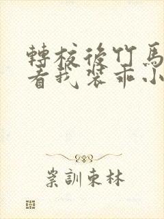 转校后竹马校草看我装乖小说免费阅读