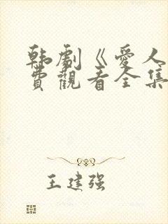 韩剧《爱人》免费观看全集高清版中