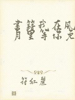 书籍我在风花雪月里等你免费阅读封面