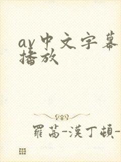 av中文字幕版播放