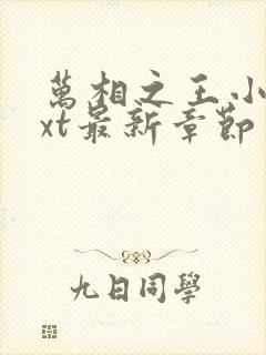 万相之王小说txt最新章节