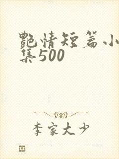 艳情短篇小说合集500