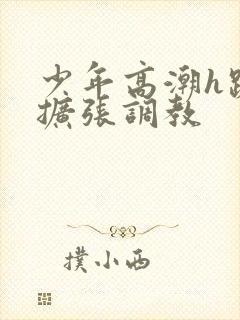 少年高潮h跪趴扩张调教