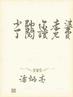 少帅你老婆又跑了阅读免费