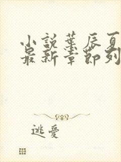 小说叶辰夏若雪最新章节列表最