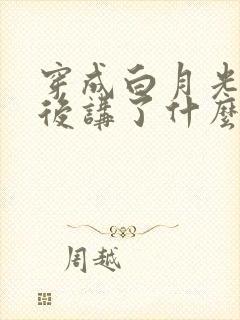 穿成白月光替身后讲了什么