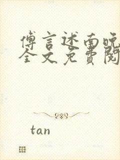 傅言述南晚小说全文免费阅读