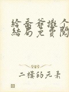 给乔爷撒个娇大结局免费阅读