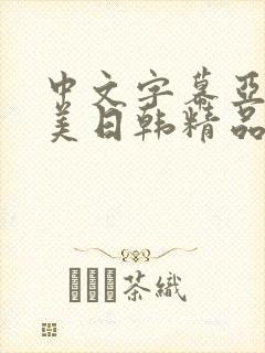 中文字幕亚洲欧美日韩精品