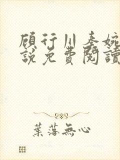 顾行川秦婉音小说免费阅读最新章节