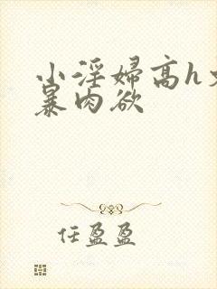 小淫妇高h文黄暴肉欲封面
