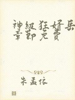 神级狂婿岳风全章节免费封面