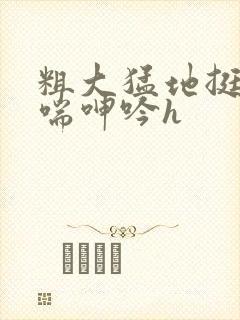 粗大猛地挺进娇喘呻吟h