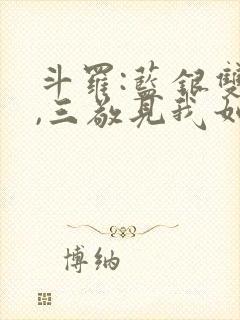 斗罗:蓝银双生,三敬见我如父免费