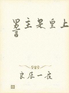 男主是皇上的古言