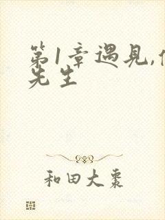 第1章遇见,傅先生封面