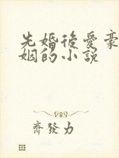 先婚后爱豪门联姻的小说