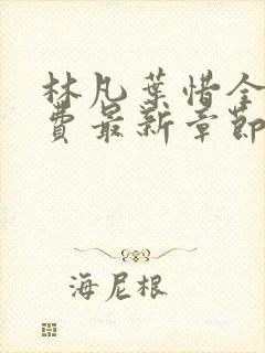 林凡叶惜全文免费最新章节封面