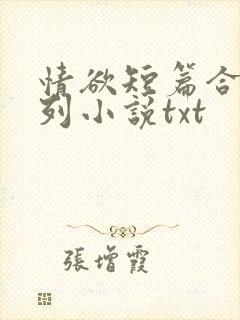 情欲短篇合集系列小说txt