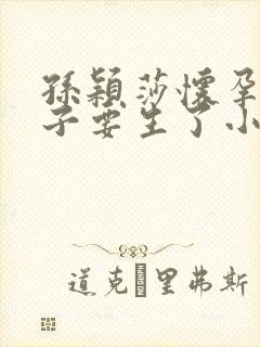 孙颖莎怀孕大肚子要生了小说