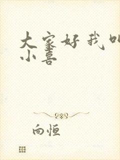 大家好 我叫林小喜