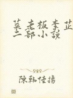 菜老板李芷珊第二部小说