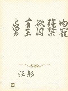 占有欲强肉多的男主囚禁宠文