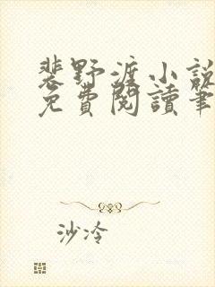 裴野渡小说全文免费阅读笔趣阁