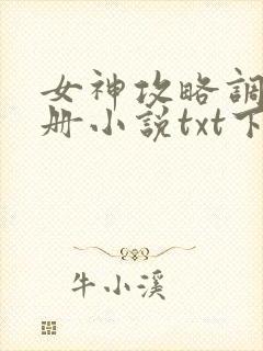 女神攻略调教手册小说txt下载