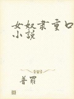 女奴隶重口调教小说