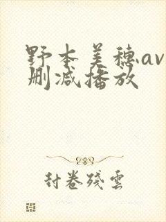 野本美穗av无删减播放封面