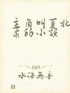 主角叫夏北许馨柔的小说