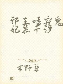 邪王嗜宠鬼医狂妃慕千汐