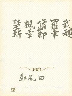 楚枫修罗武神最新章节笔趣阁