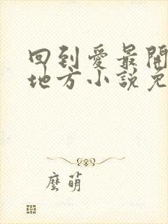 回到爱最开始的地方小说免费阅读封面