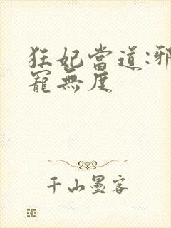 狂妃当道:邪王宠无度