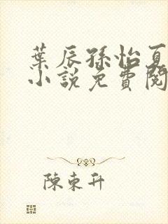 叶辰孙怡夏若雪小说免费阅封面