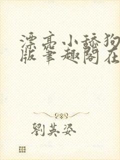 漂亮小舔狗完结版笔趣阁在线阅读