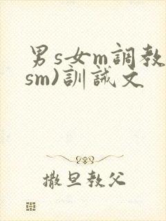 男s女m调教(sm)训诫文