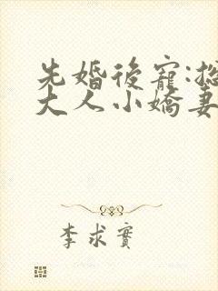 先婚后宠:总裁大人小娇妻