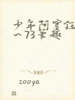 少年阿宾钰慧1～73笔趣