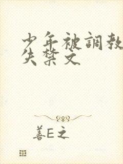 少年被调教爽到失禁文封面