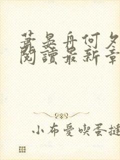 萧晏舟何夕全文阅读最新章节更新时封面