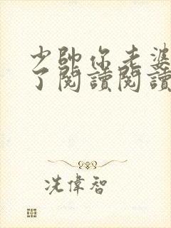 少帅你老婆又跑了阅读阅读全文