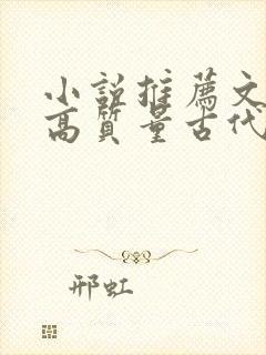 小说推荐文笔好高质量古代言情封面