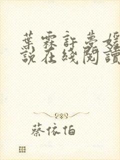 叶霖许梦媛的小说在线阅读