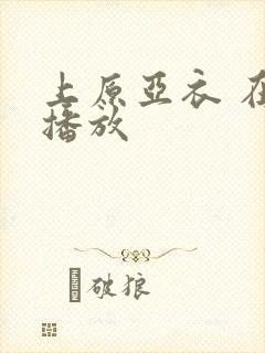 上原亚衣 在线播放