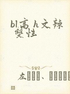 bl高 h文辣 双性封面