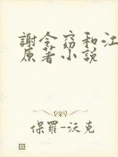 谢令窈和江时祁原著小说封面