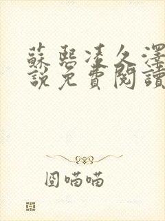 苏熙凌久泽的小说免费阅读无弹窗封面